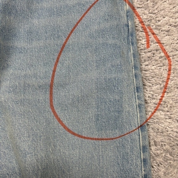 Wrangler Jeans Mens 42 x 32 Relaxed Fit Light Wash Work Outdoors Basic Casual - Picture 5 of 5